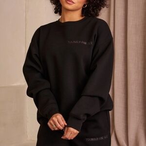 YoungLA Black Sweatshirt for Women